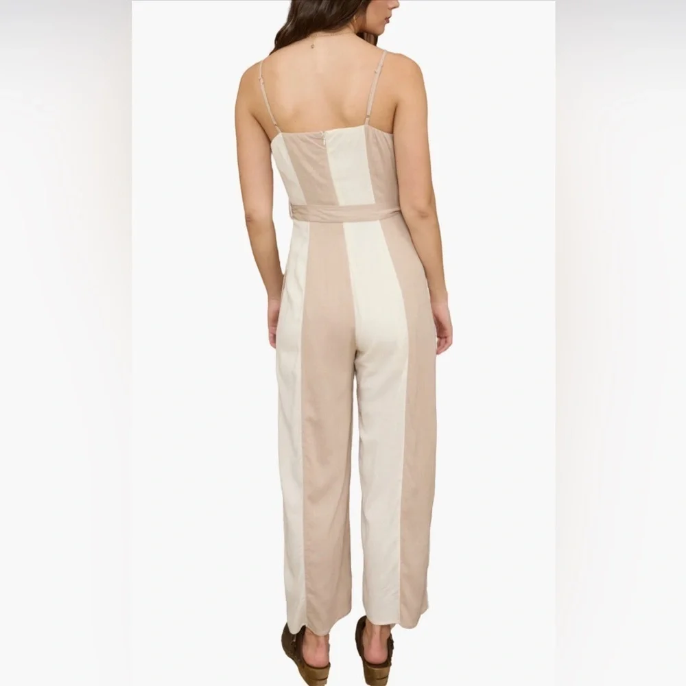 Blu Pepper Colorblock Wide Leg Jumpsuit